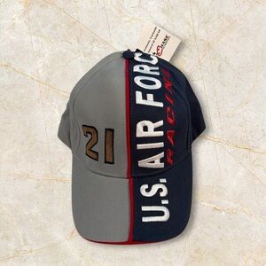 NASCAR Chase Men’s Hat  Strapback U.S. Air Force Wood Brothers Racing Cap